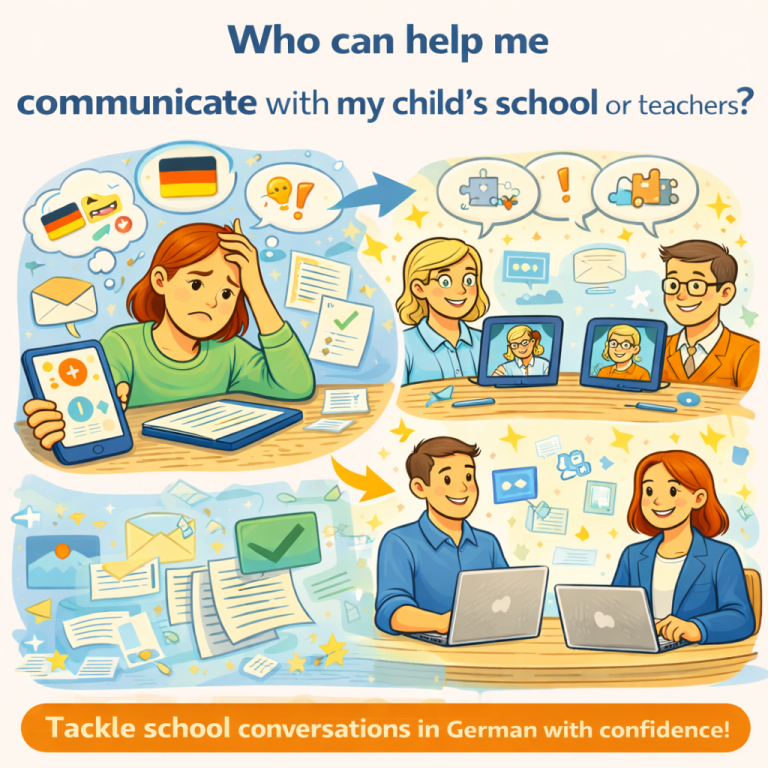 Who can help me communicate with my child’s school or teachers?